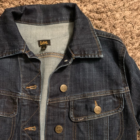 Lee Jean Jacket Dark Wash - Picture 2 of 4